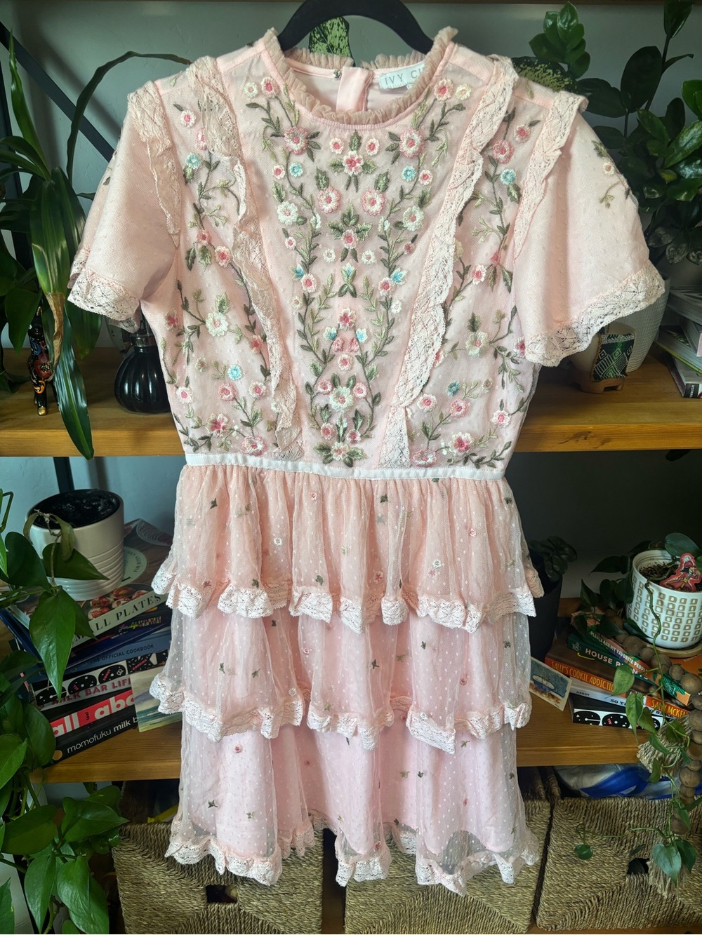 Ivy City Co Ingrid Embroidered Dress | Small